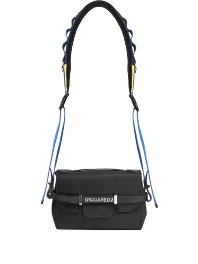 Dsquared2 Jetski Twin Shoulder Bag In Black
