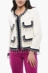 Dsquared2 Crystal-embellished Cropped Jacket