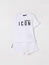 Dsquared2 Baby Icon Short Pyjama Set In White