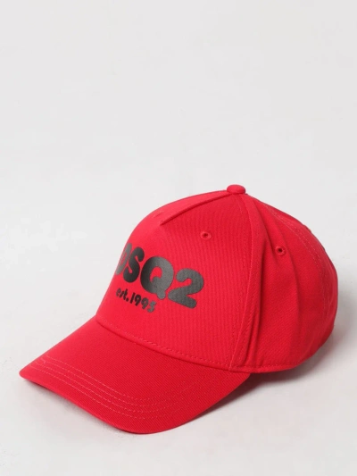 Dsquared2 Junior Hat  Kids Color Red