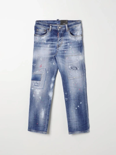 Dsquared2 Junior Pants  Kids Color Denim