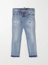 Dsquared2 Junior Pants  Kids Color Denim In Denim
