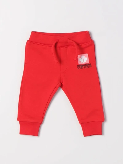 Dsquared2 Junior Pants  Kids Color Red