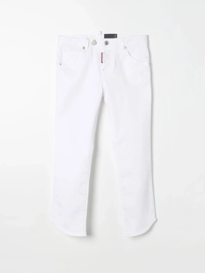 Dsquared2 Junior Trousers  Kids Colour White