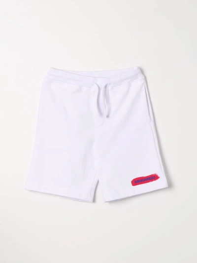 Dsquared2 Junior Shorts  Kids Color White