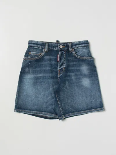 Dsquared2 Junior Shorts  Kids Color Blue