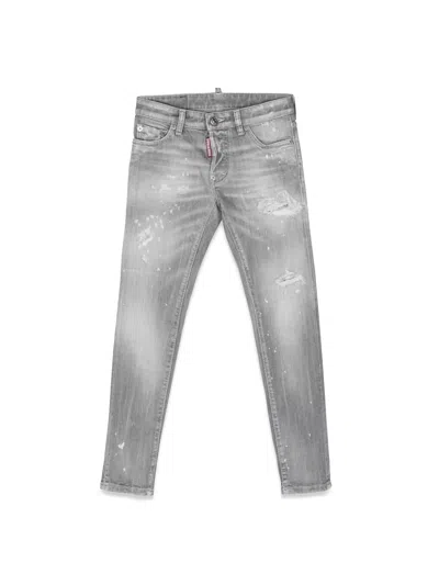 Dsquared2 Junior Slim Jeans In Grey