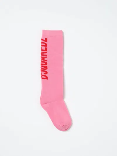Dsquared2 Junior Socks  Kids Colour Pink
