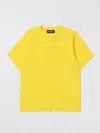 DSQUARED2 JUNIOR T-SHIRT DSQUARED2 KIDS COLOR YELLOW,F45305003