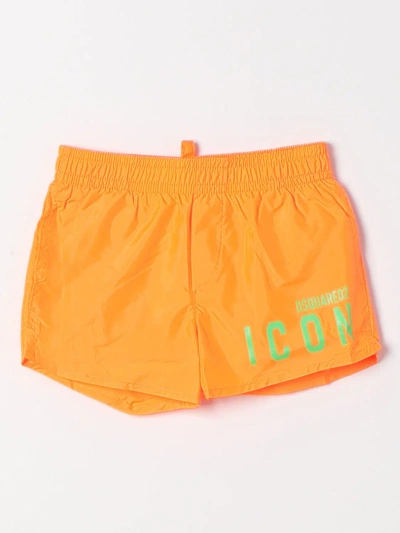 Dsquared2 Junior Swimsuit  Kids Color Orange