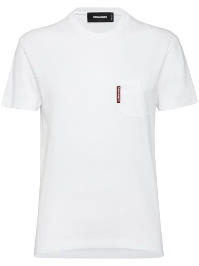 Dsquared2 Just Right Fit Label T-shirt In White