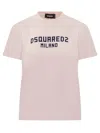 Dsquared2 Timeless Crew Neck T-shirt With Short Sleeves In White