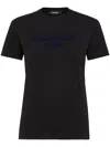 Dsquared2 Perfectly Fitted Short Sleeve Top In Black