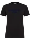 Dsquared2 Logo-print Cotton T-shirt In Black