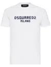 Dsquared2 Timeless Crew Neck T-shirt With Short Sleeves In White