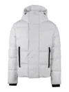 Dsquared2 Camo Padded Jacket In Blanco