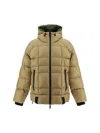 Dsquared2 Logo-print Padded Jacket In Beige