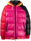 Dsquared2 Kaban Logo-print Padded Jacket In Red