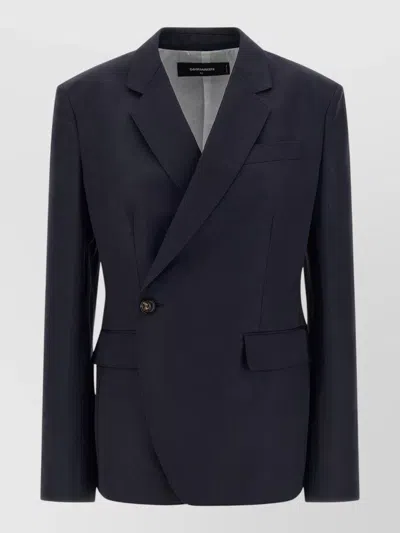 Dsquared2 Kathy Blazer Notch Lapel Chest Pocket