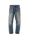 Dsquared2 Belt-loop Jeans In Blue