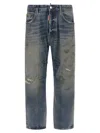 Dsquared2 Belt-loop Jeans In Blue