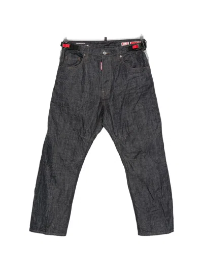 Dsquared2 Kawaii Logo-patch Jeans In Gray