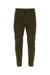 Dsquared2 Dsquared Olive Green Stretch Cotton Sexy Chino Pant In Khaki
