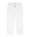 Dsquared2 Boston Logo-tag Straight-leg Jeans In White