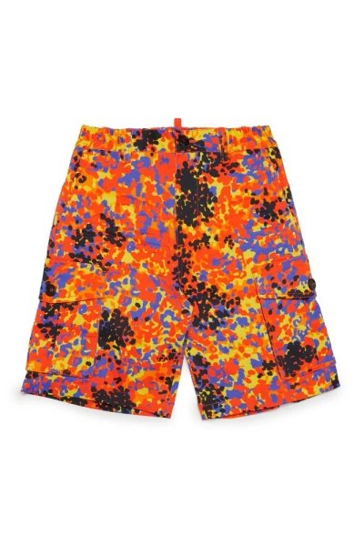 Dsquared2 Kids Camouflage In Multi