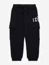 Dsquared2 Logo-print Cotton Track Pants In Black