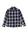 Dsquared2 Kids Checked Long-sleeved Shirt In Black