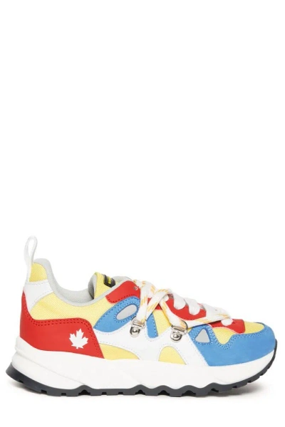 Dsquared2 Kids Colorblock Lace In Multi