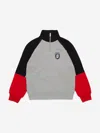 Dsquared2 Kids Colourblock Half Zip Sweatshirt In Multi