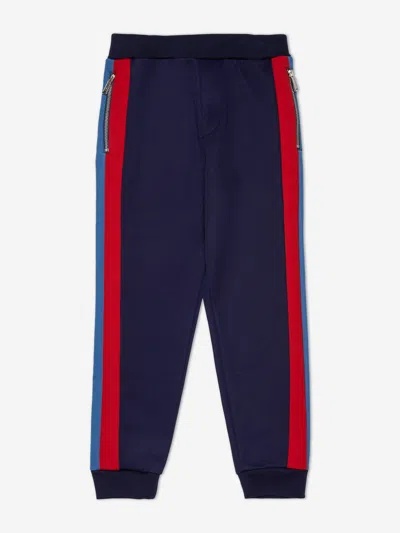 Dsquared2 Kids Colourblock Joggers In Blue