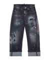 Dsquared2 Kids Cool Guy Distressed Jeans In Black