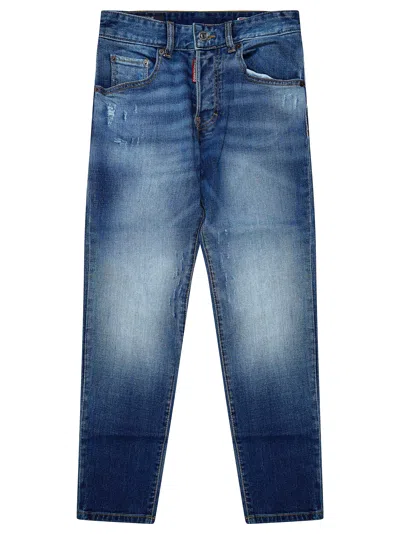 Dsquared2 Kids D2p438u Jeans In Blue