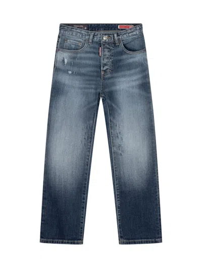 Dsquared2 Kids D2p703u 642 Jeans In Blue