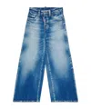 Dsquared2 Kids Distressed Flared Jeans In Blue