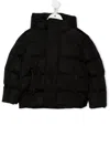 Dsquared2 Kids Down Jacket With Print In Black