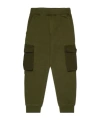 Dsquared2 Kids Fleece Cargo Pants In Green