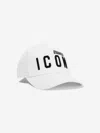 Dsquared2 Icon Logo Gabardine Baseball Cap In White