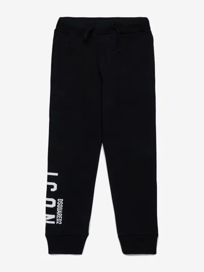 Dsquared2 Kids Icon Joggers In Black