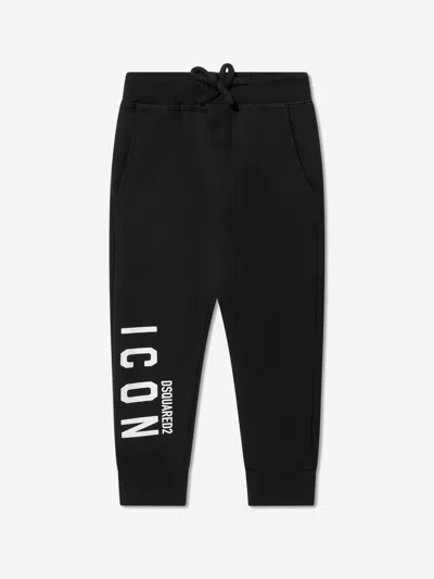 Dsquared2 Kids Icon Joggers In Black