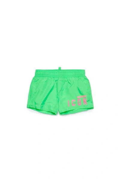 Dsquared2 Kids Icon Logo In Green