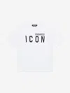 Dsquared2 T-shirt Con Logo Icon In White