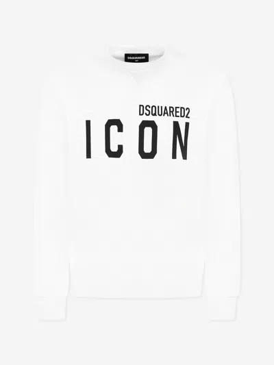 Dsquared2 Kids Icon Sweatshirt In White