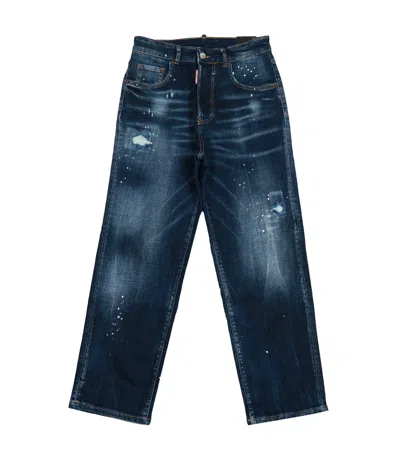 Dsquared2 Kids Jeans In Blue