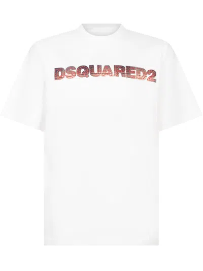 Dsquared2 Kids Kids Slouch Fit T-shirt In White
