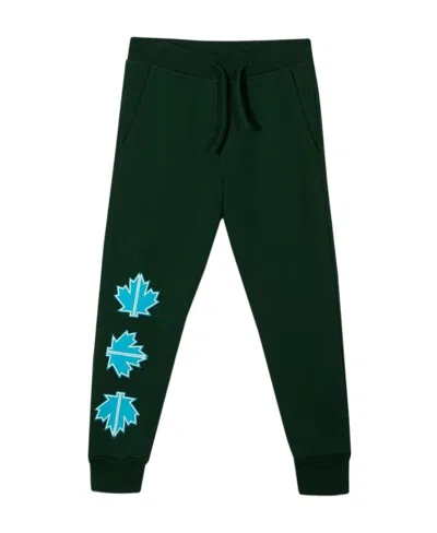 DSQUARED2 DSQUARED2 KIDS LEAF PRINTED DRAWSTRING PANTS