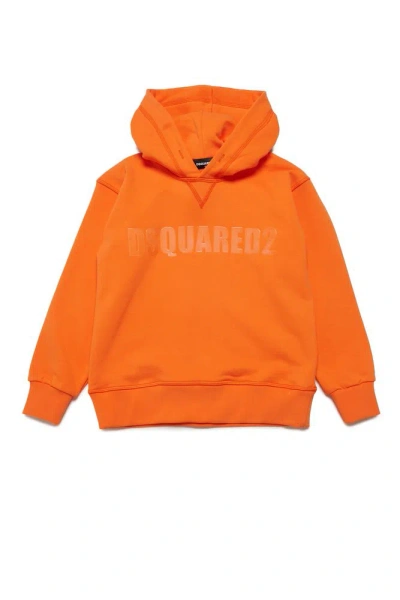 Dsquared2 Kids Logo In Orange